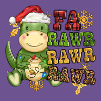 Watercolor T Rex Fa Rawr Rawr Rawr Christmas Vintage Tee | Teevron