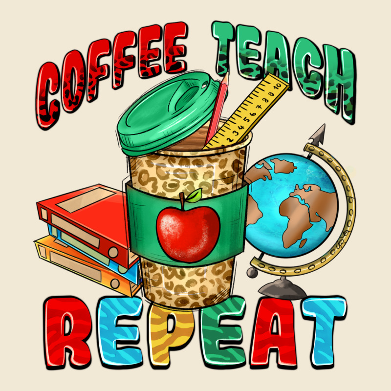 Coffee Teach Repeat Premium Tee by NancyCooperArtShop | Teevron