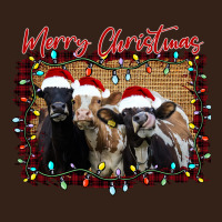 Merry Christmas Cows Heavy Core Tee | Teevron