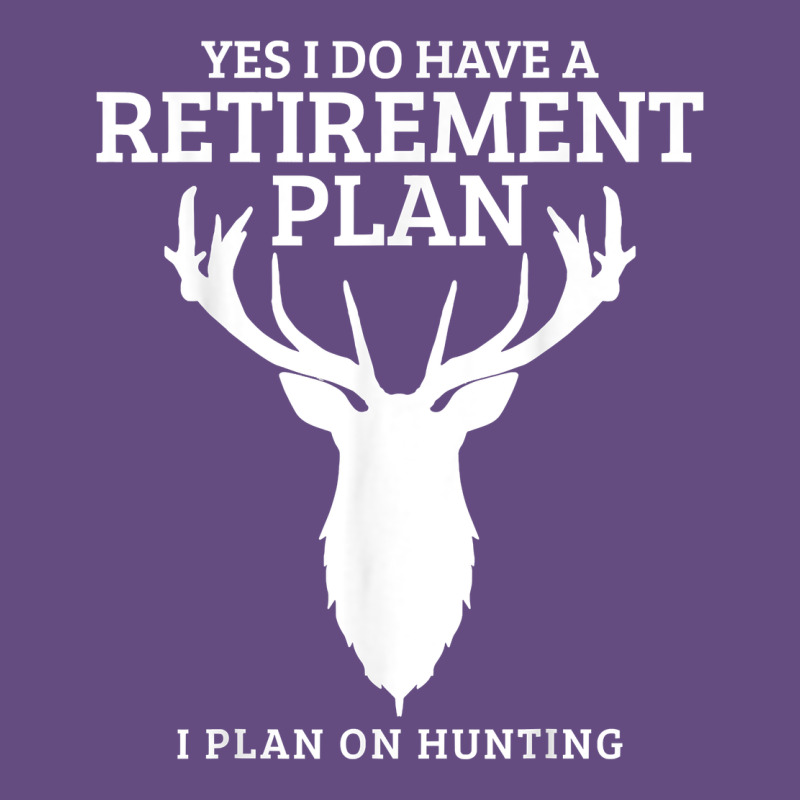 Hunting Retirement Plan Funny Elk Deer Retired Hunter Gift Vintage Hoodie by longCreatives | Teevron