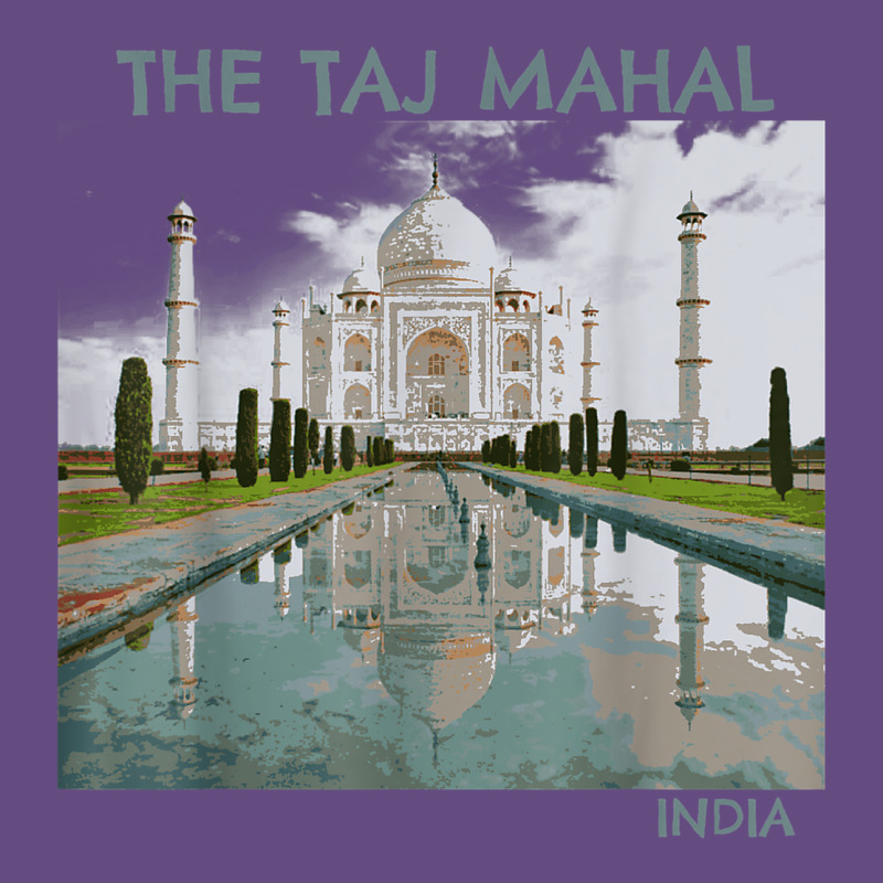 India Agra Taj Mahal Mausoleum Travel Tourist Vintage Hoodie by longCreatives | Teevron
