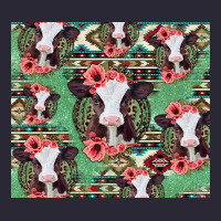 Baby Cow Floral Aztec Tumbler Vintage Tee | Teevron