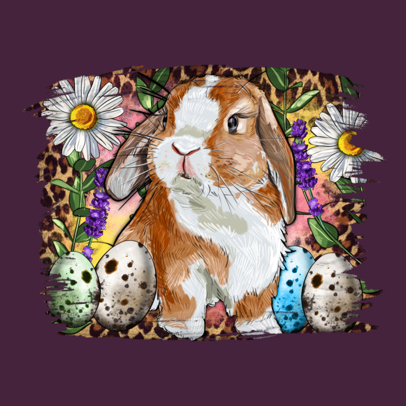 Easter Bunny With Quail Eggs And Daisy Premium Tee by RanaPortraitStore | Teevron