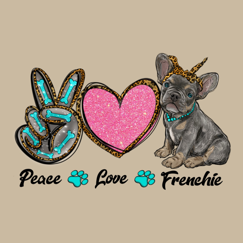 Peace Love Frenchie Long Sleeve Tee by RanaPortraitStore | Teevron