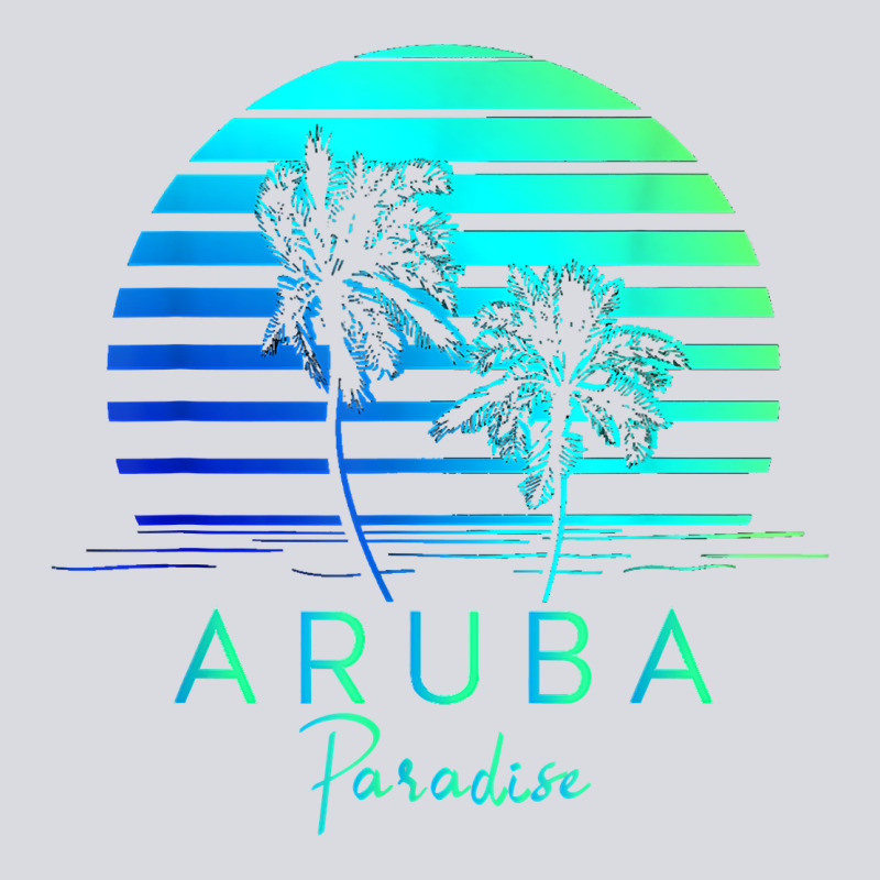 Vintage Aruba Beach Tropical Vibes Vacation Souvenir Gift Zipper Hoodie by longCreatives | Teevron