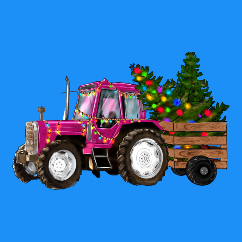 Pink Christmas Farm Tractor Classic Tee by RanaPortraitStore | Teevron