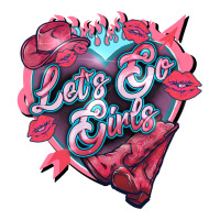 Let's go girls pink Valentine's Day | Teevron