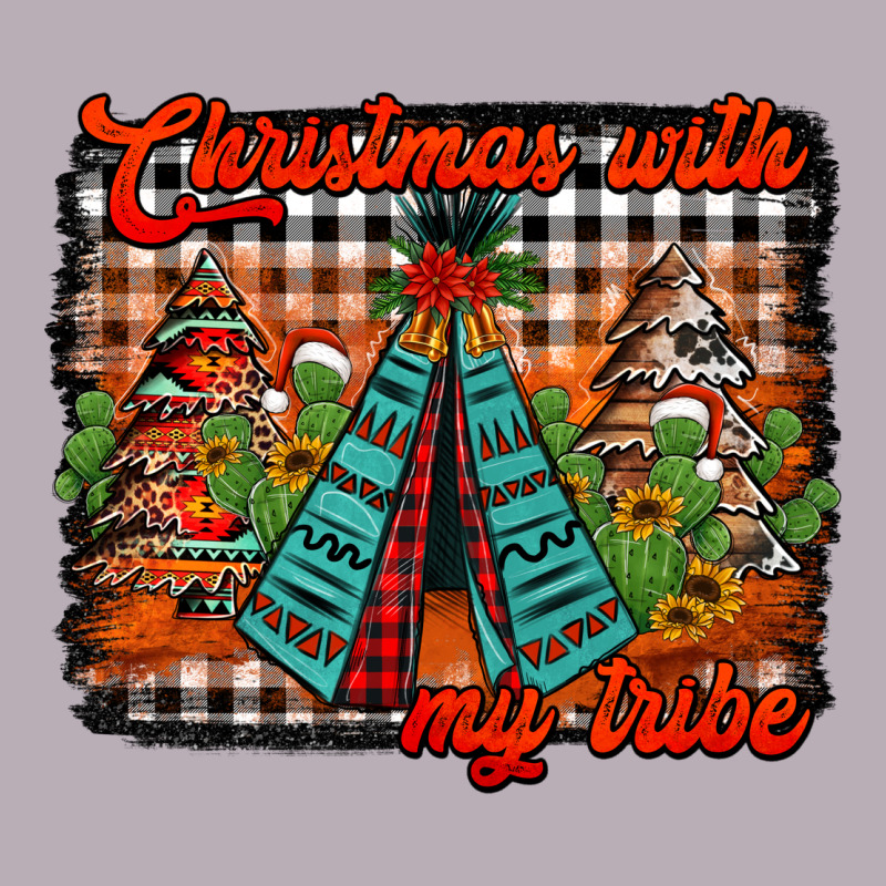 Christmas With My Tribe Vintage Tee by Jasminsmagicworld | Teevron