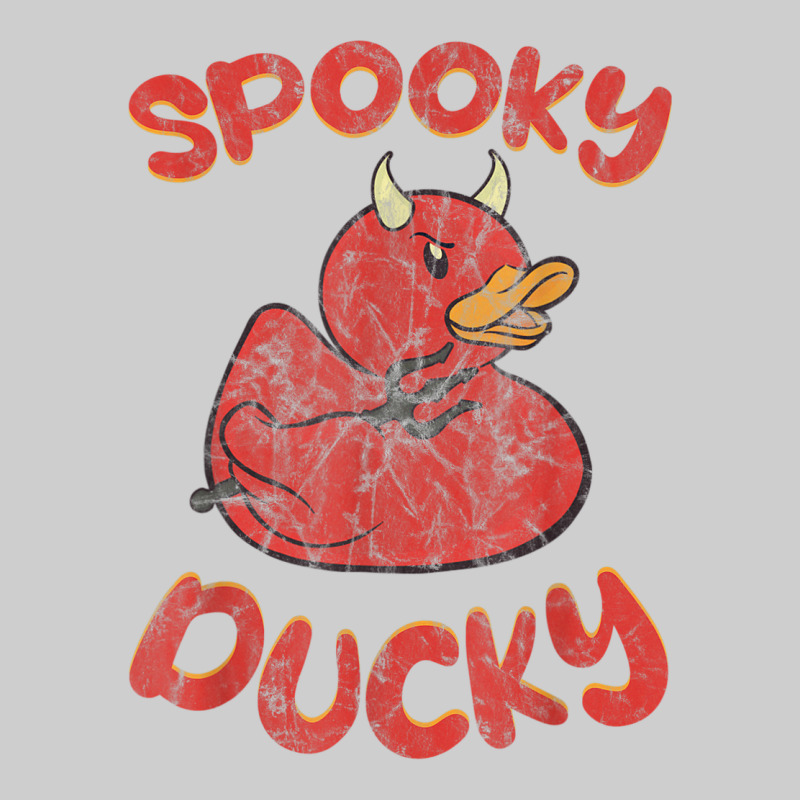 Spooky Devil Rubber Duck Halloween Premium Sweatshirt by longCreatives | Teevron
