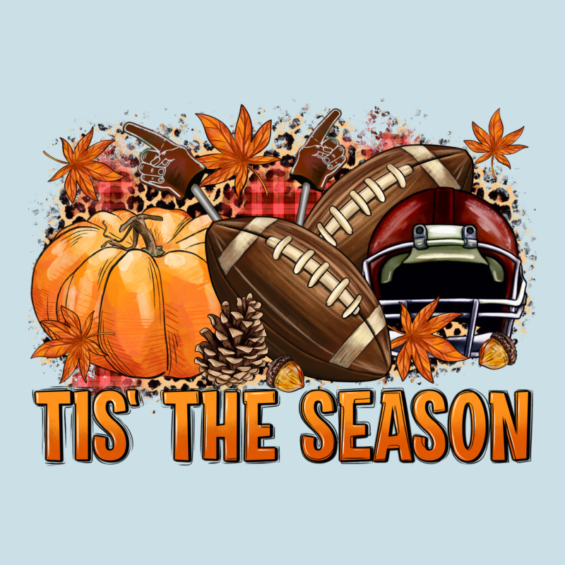 Tis' The Season Football And Maroon Helmet Ladies Tee by NancyCooperArtShop | Teevron