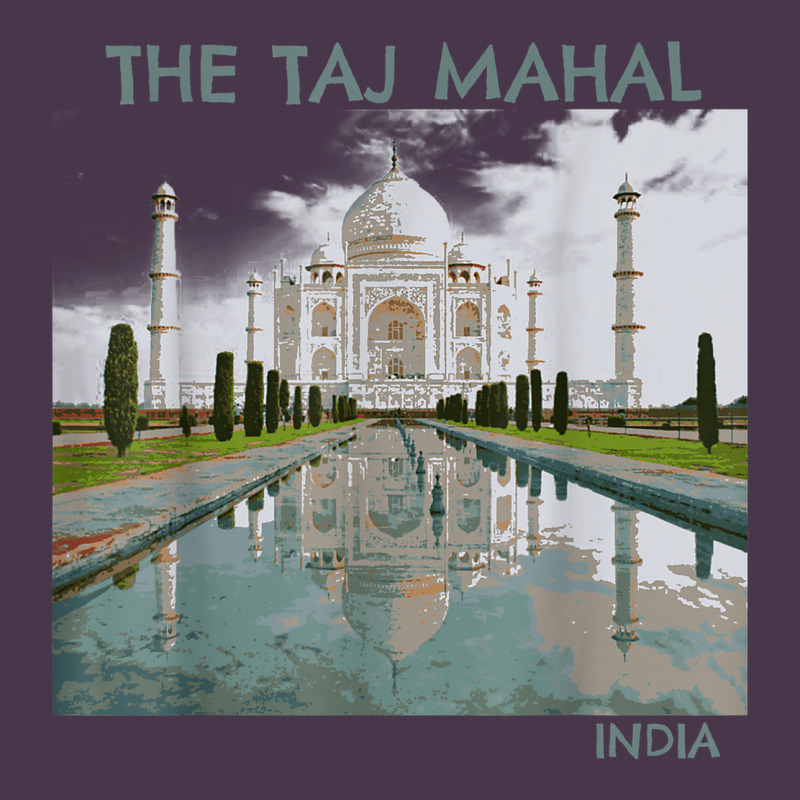 India Agra Taj Mahal Mausoleum Travel Tourist Heavyweight Hoodie by longCreatives | Teevron