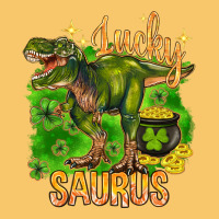 St. Patrick's Day Lucky Saurus Vintage Hoodie | Teevron