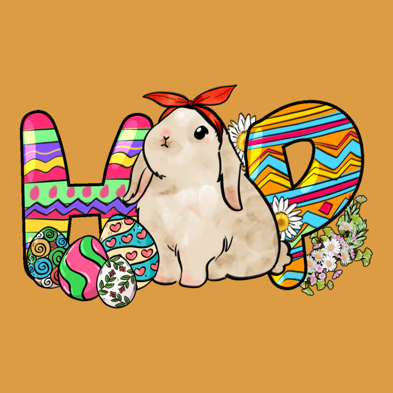 Hop Rabbit Easter Day Urban Heavy Tee by HowdyJamesFarm | Teevron