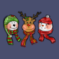 Christmas Reindeer Polar Bear Snowman Vintage Tee | Teevron