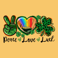 Peace Love St. Patrick's Day Vintage Hoodie | Teevron