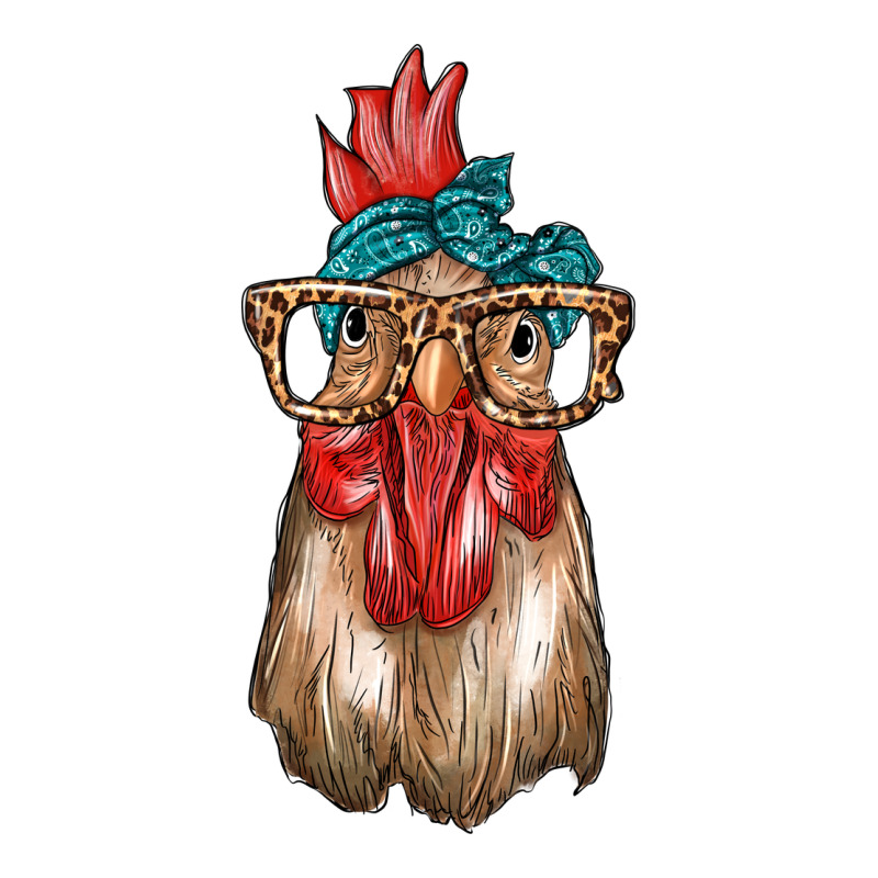 Chicken With Bandana And Leopard Premium Tee by texasbilliewilder | Teevron