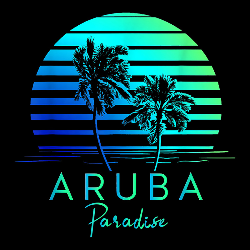 Vintage Aruba Beach Tropical Vibes Vacation Souvenir Gift Urban Hoodie by longCreatives | Teevron