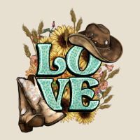 Love Boots Hat Western Cowboy Urban Heavy Tee | Teevron