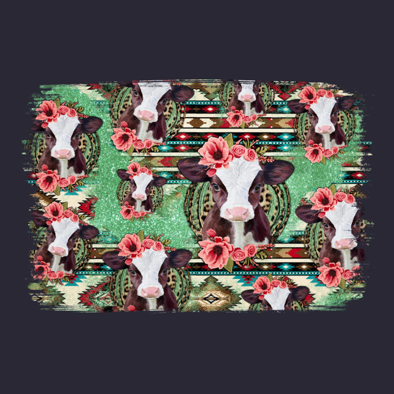 Baby Cow Floral Aztec Background Vintage Tee by Jasminsmagicworld | Teevron