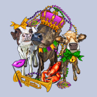Little Cows And Mardi Gras Party Olivia Long Sleeve Tee | Teevron