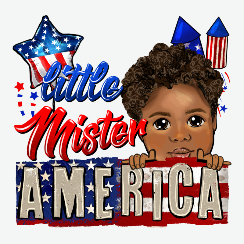 Little Mister America Black Boy Urban Heavy Tee by CowGirlArtShop | Teevron