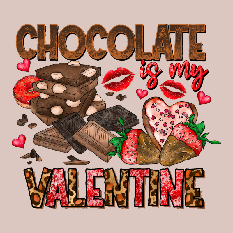 Chcolate Is My Valentine Premium Hoodie by CowhideDigitalArt | Teevron
