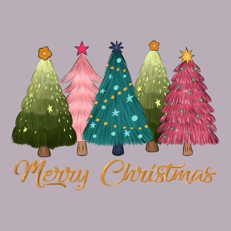 Merry Christmas Trees Vintage Tee by CowGirlArtShop | Teevron