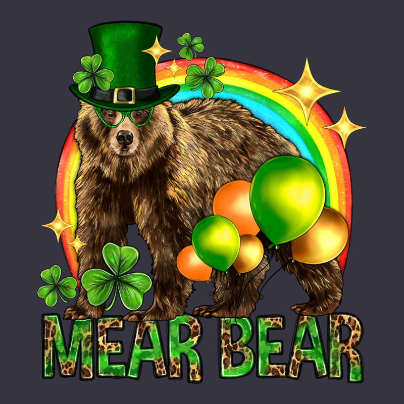 St. Patrick's Day Mear Bear Vintage Hoodie by HowdyJamesFarm | Teevron