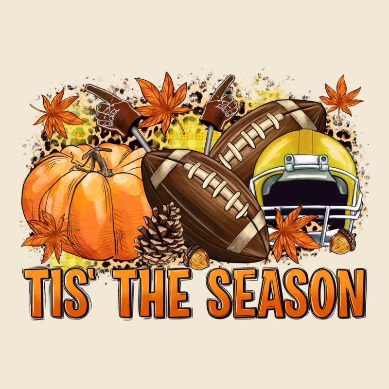 Tis' The Season Football Yellow Helmet Ladies Tee by NancyCooperArtShop | Teevron