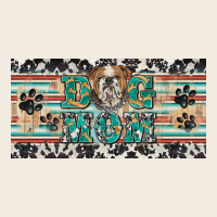Dog Mom English Bulldog License Plate Template Premium Sweatshirt | Teevron