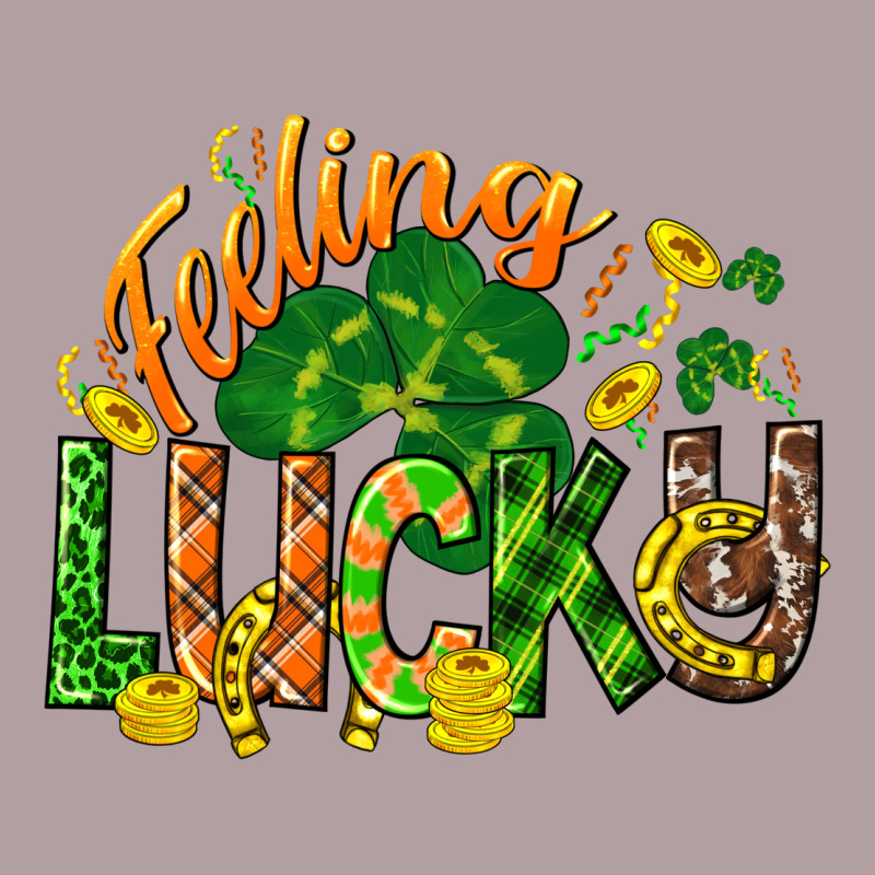 Feeling Lucky St. Patrick's Day Vintage Hoodie by CowGirlArtShop | Teevron