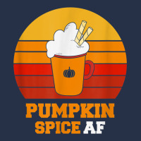 Pumpkin Spice Af Retro Vintage Background Happy Halloween Premium Hoodie | Teevron