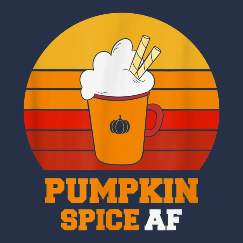 Pumpkin Spice Af Retro Vintage Background Happy Halloween Premium Hoodie by longCreatives | Teevron