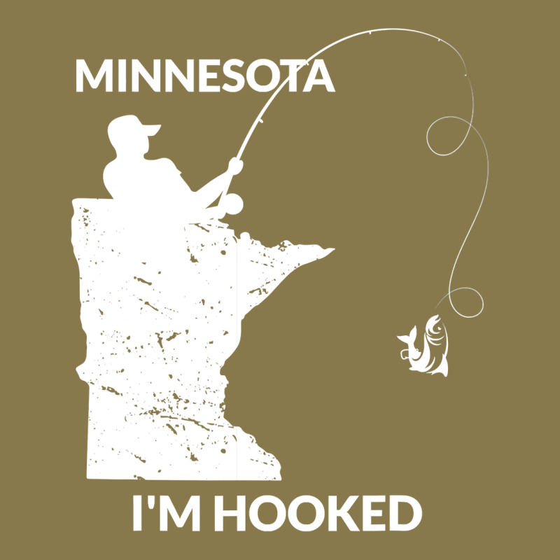 Mn Minnesota Fishing T Gift For Fishermen And Anglers Premium Hoodie by longCreatives | Teevron