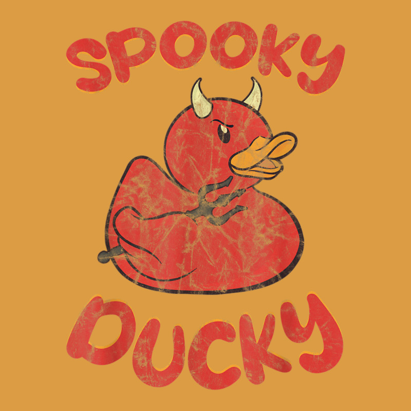 Spooky Devil Rubber Duck Halloween Urban Heavy Tee by longCreatives | Teevron
