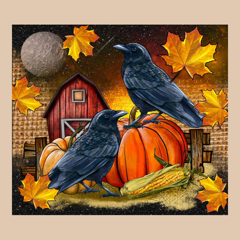 Fall Crow Heavyweight Sweatshirt by LillyAllenDesigns | Teevron