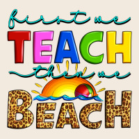 First We Teach Then We Beach Zipper Hoodie | Teevron