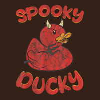 Spooky Devil Rubber Duck Halloween Heavy Core Tee | Teevron