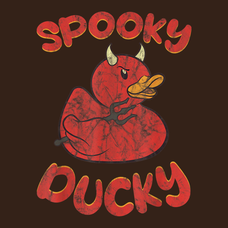 Spooky Devil Rubber Duck Halloween Heavy Core Tee by longCreatives | Teevron