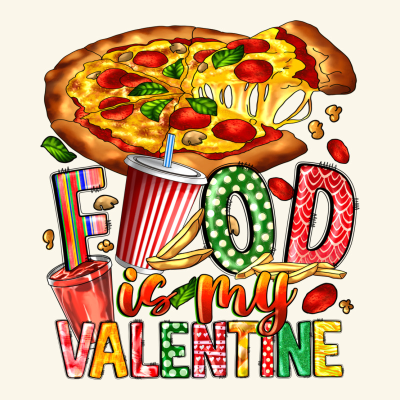 Food Is My Valentine Premium Hoodie by CowhideDigitalArt | Teevron