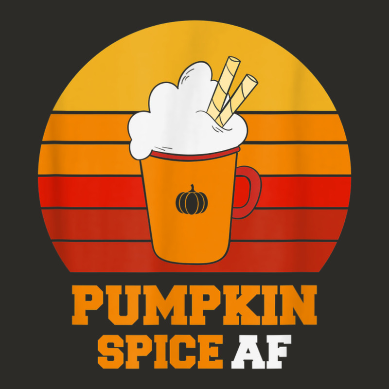 Pumpkin Spice Af Retro Vintage Background Happy Halloween Heavy Core Tee by longCreatives | Teevron
