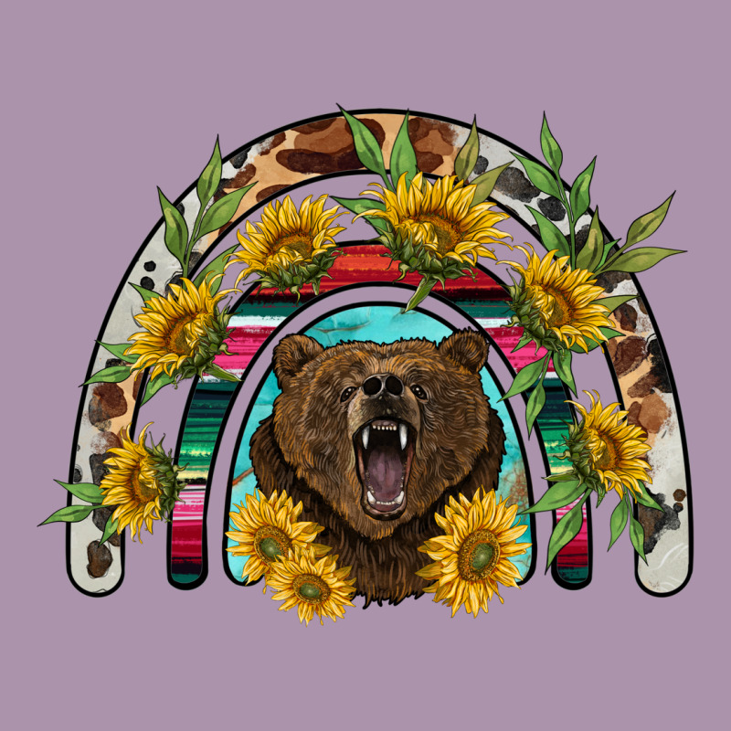 Bear Rainbow Heavyweight Hoodie by BarkalooDesign | Teevron