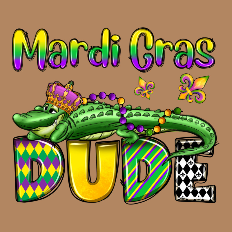 Mardi Gras Dude Alligator Olivia Long Sleeve Tee by OliviaCreatesArt | Teevron