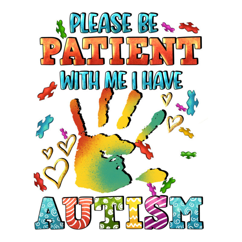 Please Be Patient With Me I Have Autism Urban Heavy Tee by CowGirlArtShop | Teevron