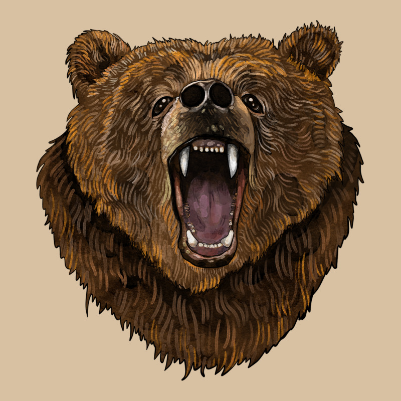 Bear Head Heavyweight Hoodie by BarkalooDesign | Teevron