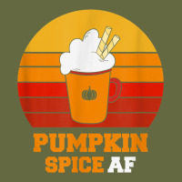 Pumpkin Spice Af Retro Vintage Background Happy Halloween Long Sleeve Tee | Teevron