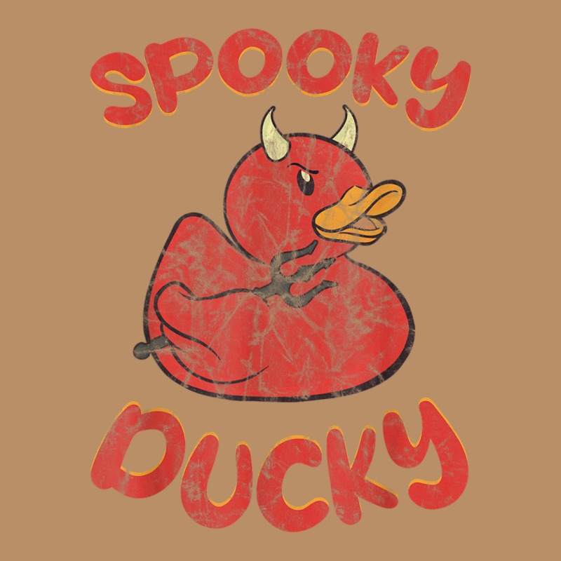 Spooky Devil Rubber Duck Halloween Vintage Hoodie by longCreatives | Teevron