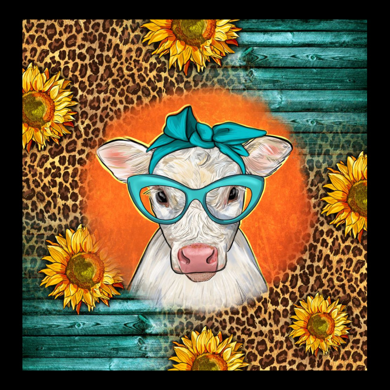 Charolais Cow Heavyweight Sweatshirt by LillyAllenDesigns | Teevron