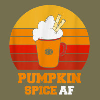 Pumpkin Spice Af Retro Vintage Background Happy Halloween Vintage Hoodie | Teevron