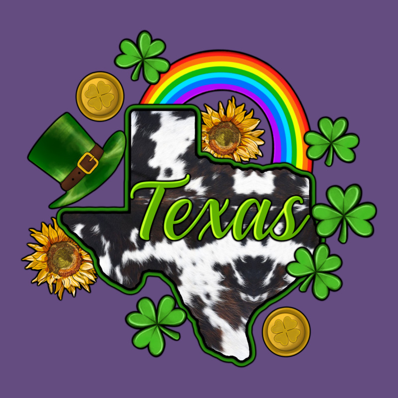 Texas Map St. Patrick's Vintage Hoodie by CowGirlArtShop | Teevron